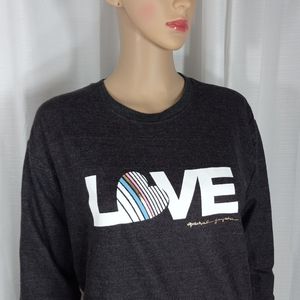 SPIRITUAL GANGSTER "Love" Cloud Jersey Sweater